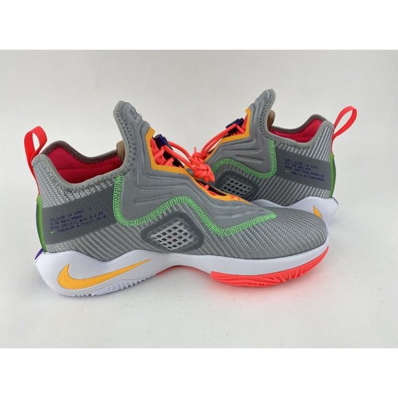 Nike LeBron James Soldier 14 Hare Gray Red Men's Basketball Shoes CK6024 001 - Picture 11 of 12